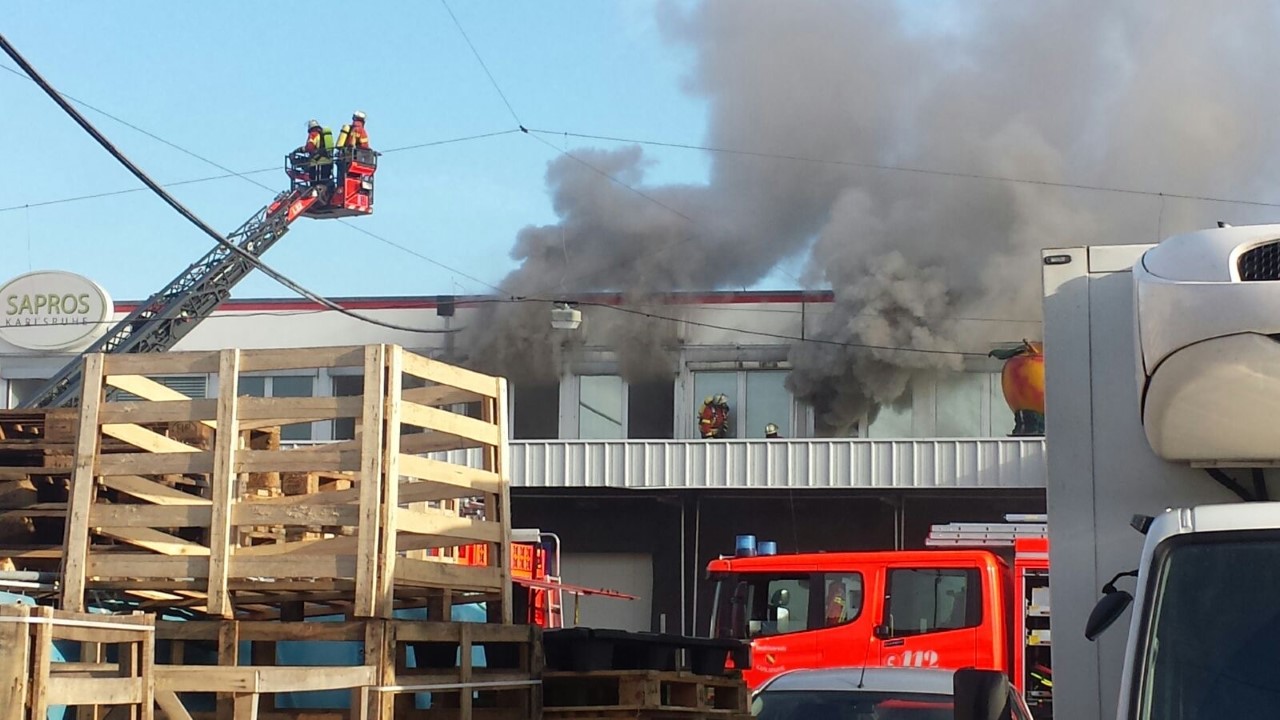 07. Dezember 2015 - Brand Großmarkt