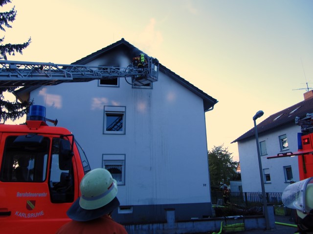 Wohnungsbrand in Knielingen